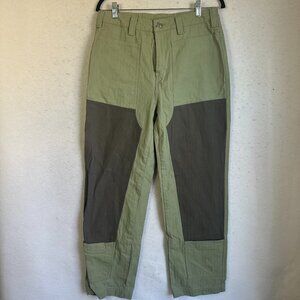 Liquid Lagoon jeans 31 x 29 loose wide-leg fit Y2K 90s fashion revival green